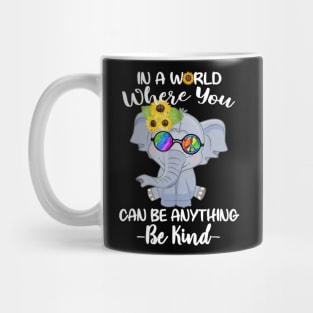 In A World Where You Can Be Anything Be Kind Autism Mug